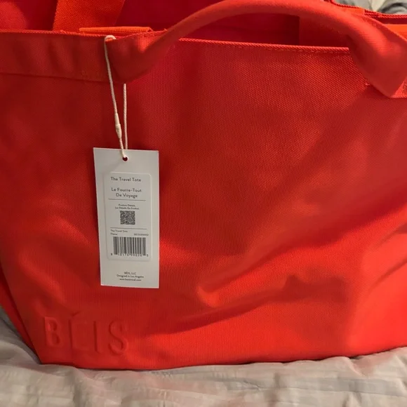 Stylish BEIS Flame Travel Tote Bag & Black Hydrojug 40 oz Tumbler. - Picture 2 of 10